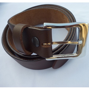 Ceinture décontractée en cuir de vachette pour homme Keven Impex, boucle ardillon en alliage style western, durable, noire unie, imprimée par transfert thermique, pour jeans KI-3410 - Product Image 5