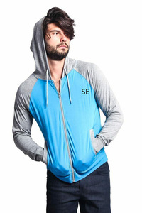 Sudadera con capucha para hombre, prenda deportiva ajustada con media cremallera y diseño a la moda, precio barato - Product Image 3