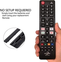 Télécommande universelle de remplacement pour les séries de téléviseurs Samsung avec boutons de raccourci AA59-00741A BN59-01247A AA59-00602A