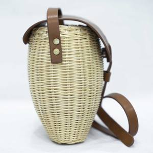 Sac à bandoulière en rotin naturel du Vietnam pour femmes, pochette en bambou, tendance, nouvelle collection 2020 - Product Image 3