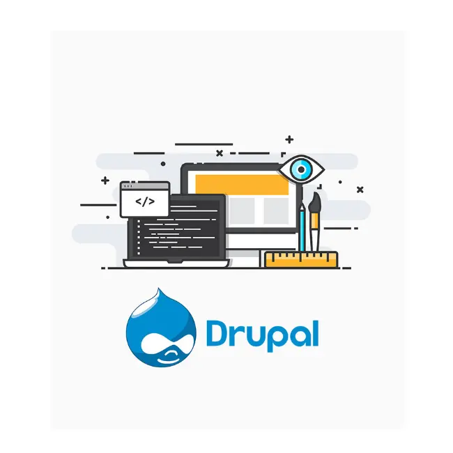 Команда разработчиков и дизайна веб-страниц Drupal создает пользовательские веб-сайты Drupal.