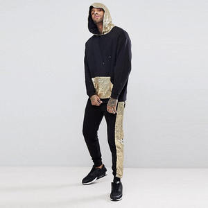 Conjunto de chándales con logotipo personalizado para hombre, ropa de marca privada, chándales de lana de alta calidad - Product Image 1