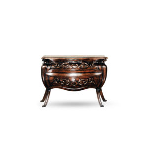 Buffet classique américain en bois d'acajou, finition brune, armoire de rangement, meubles sur mesure pour salon, salle à manger - Product Image 1