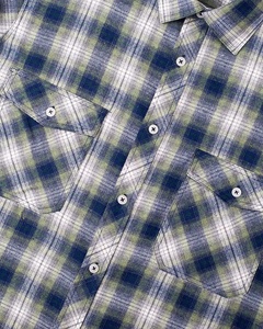 Người Đàn Ông Của Chất Lượng Cao Dài Tay Áo Sọc Flannel Áo Sơ Mi Thường Thông-Phù Hợp Với Với Phai Thiết Kế Mới Nhất Thiết Kế Chất Lượng Tốt Nhất Giá Rẻ Giá Flannel - Product Image 2