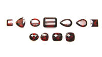 Pierre précieuse naturelle grenat rouge pour la fabrication de bijoux fins, grenat du Mozambique, toutes formes et tailles, qualité supérieure, fournisseur indien GEMFORTE INC