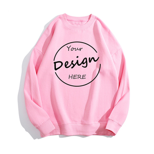 Sudadera con Capucha Oversize Casual para Mujer, de Poliéster/Algodón, Transpirable, Resistente al Viento, Estampada, Blanca Lisa, con Hombros Caídos - Product Image 5