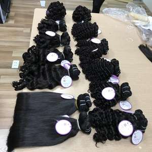 ขายส่งเวอร์จินเวียดนามผมรวมกลุ่มมนุษย์วิกผม - Product Image 3