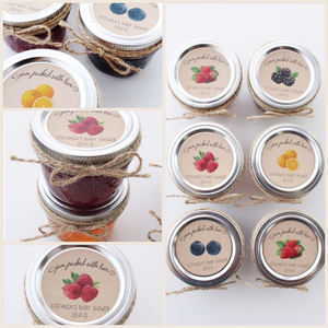 Impression personnalisée en gros auto-adhésif cadeau de vacances rond en papier kraft Mason Canning Jar autocollant étiquette pour confiture et gelée - Product Image 6