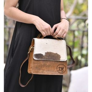 LW 2024 Sac à bandoulière vintage en cuir pur pour femmes, fait à la main, à sangle unique, sac à main en cuir à motif de bonbons pour l'été - Product Image 5