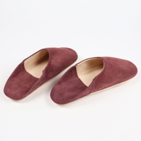 Babouches marocaines vintage faites à la main en cuir véritable marron pour femmes, légères et chaudes, pantoufles d'intérieur pour le printemps, l'été, l'automne et l'hiver