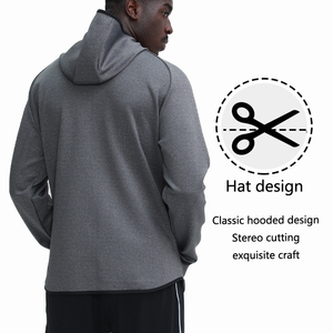 Sweat-shirt à capuche mi-zippé pour homme, coupe ample, nouvelle tendance, style décontracté, streetwear, sport - Product Image 3