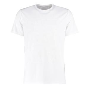 T-shirt teint uni personnalisé pour hommes, tenue décontractée d'été douce, tissu mélangé en poly coton, style tricoté confortable - Product Image 5