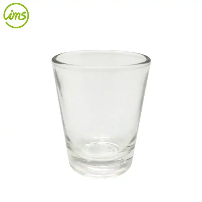 Conjunto de álcool de vidro com base pesada, 1.5 oz