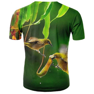 T-shirt manches mi-longues à Sublimation, t-shirts imprimés personnalisés - Product Image 6