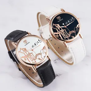 Shyazole — montre en cuir pour femmes, montre-bracelet de luxe à quartz, tendance, vente en gros, pas cher, pour dame chic, 363