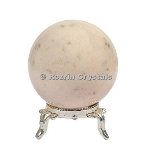 Nouveau produit crème pierre de lune sphère cristal sphère - Product Image 1