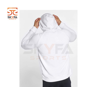 Sudadera con capucha para hombre, con forro polar, parte trasera cepillada, forro polar inverso, con punto de contraste, personalizada, 100% - Product Image 3
