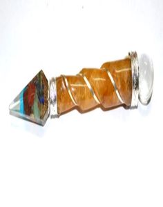 Achetez en ligne des baguettes d'aventurine avec des pendules d'orgone : Baguettes d'aventurine avec des pendules d'orgone à vendre - Product Image 1