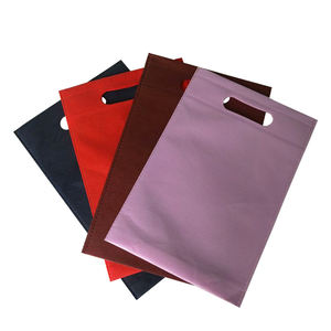 Prix le moins cher en stock! Sac de transport en tissu non tissé uni découpé à l'emporte-pièce avec très petit - Product Image 2