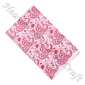 Hermoso conjunto de tela de algodón con estampado de bloques a mano, uso multiusos, estampado Floral, tela de ropa de mujer para camisas y bolsos - Product Image 6