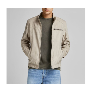 Chaqueta de motorista de estilo moderno para hombre, ropa de diario acogedora con logotipo personalizado en diferentes tamaños y colores - Product Image 5