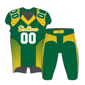 Uniforme de football américain Chemise sublimée Jersey Training Rugby Football Wear Cloths Custom Jersey Football Shorts Sets - Product Image 3