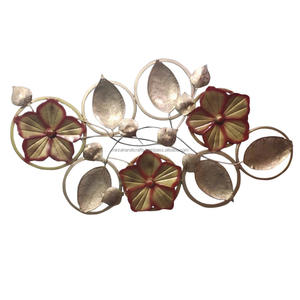 Décoration murale 3D à motif de feuilles, fleurs multicolores, art FLORAL, pour la maison, livraison gratuite - Product Image 2