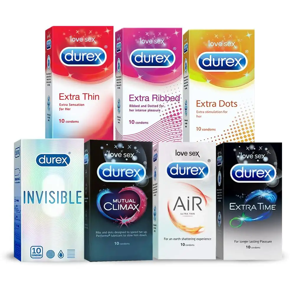 Tous les TYPES de préservatifs de marque