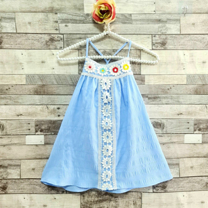 Estilo de la moda recién nacido bebé niñas vestido de princesa de algodón niños ropa de bebé infantil de verano las niñas vestido de fiesta - Product Image 1