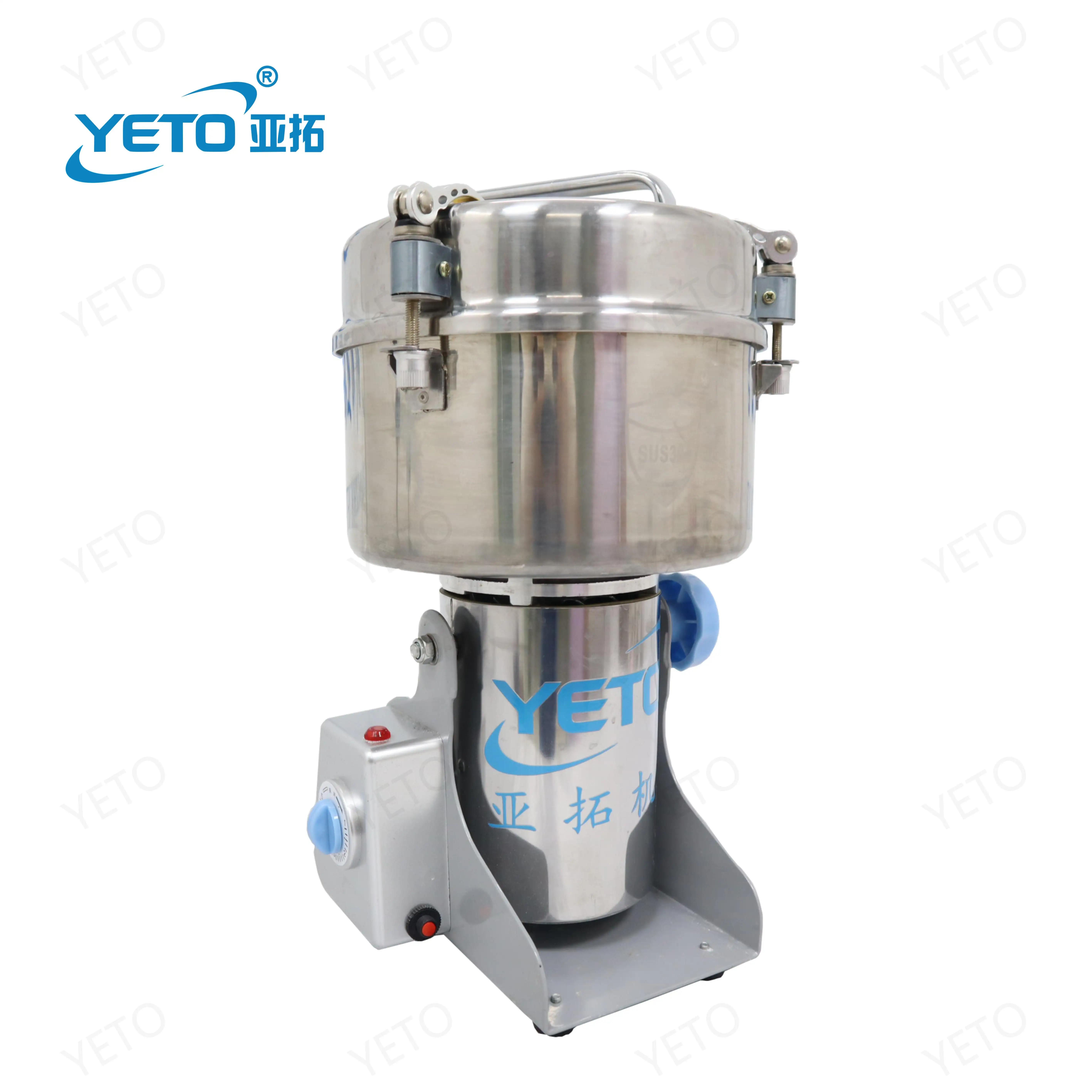 Industrial Semi Automatic Grain Mill Grinder Chilli Pulverizer Spice Powder Grinding Machine Dry Herbal Grinding