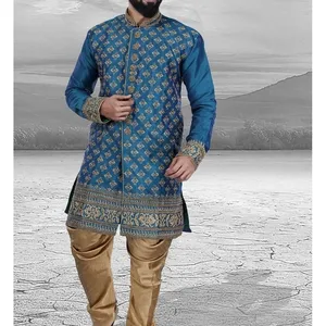 Salwar Kameez-Camiseta de algodón para hombre, diferentes diseños, Kurta