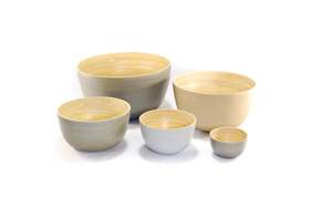 Bol en bambou tourné en matériau naturel haut de gamme fait à la main, aspect élégant et écologique, du Vietnam, fabriqué au Vietnam par Eco2go - Product Image 4