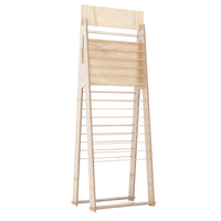 Support d'affichage au sol en contreplaqué de bouleau Esposit de 9 mm avec design et logo personnalisés pour l'affichage de papier, finition naturelle ou personnalisée