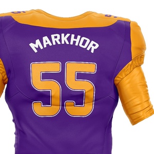 เสื้อฟุตบอลอเมริกันคุณภาพสูง ระบายอากาศได้ดี ไซส์ใหญ่พิเศษ สั่งทำได้ตามต้องการ แห้งเร็ว ต้านเชื้อแบคทีเรีย ชุดยูนิฟอร์มทีมสำหรับผู้ใหญ่ - Product Image 6