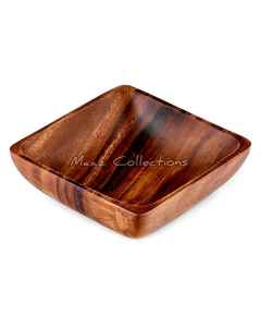 Bols à salade en bois vintage écologiques de qualité supérieure, faits à la main, pour servir élégamment les aliments, les fruits, les cadeaux - Options de vente en gros personnalisées - Product Image 4