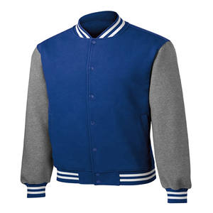 Veste d'hiver personnalisée 270kg 100% laine/cuir pour hommes Prix de gros recadrée Letterman Fabrication Veste universitaire confortable - Product Image 1