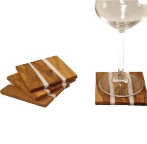 Hot Selling Text Laser Engraving <b>Wooden</b> Coaster / Mats & Pads Environmentally Diatomite Drink <b>Placemat</b> Dining Table - Product Image 3