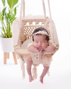 Baby <b>Swing</b> Chair in Macrame made - Product Image 1