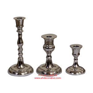 Gold Plated Aluminum T <b>Light</b> Candle Holder <b>Pillar</b> for Wedding Party Christmas Lighting Decoration Eco-Friendly Handmade Home - Product Image 2