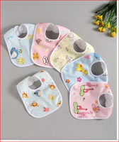 Bib Bandana Organik Katun Sekali Pakai Modern untuk Balita, Layanan OEM Tersedia dengan Cetakan Silikon untuk Anak Laki-laki dan Perempuan, Label Kustom