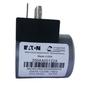 EATON VICKERS-SV13-16-0-EN183 de bobina de válvula solenoide hidráulica, 300AA00122A, MCSCH024DG000010, 24V, 3 pines, para bomba de hormigón SANY - Product Image 1