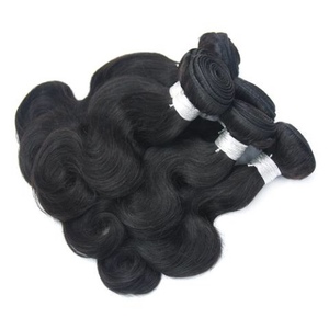 Extensiones de cabello indio sin procesar, paquete de cabello ondulado, directamente de la india, cutícula, al mejor precio de fábrica - Product Image 1