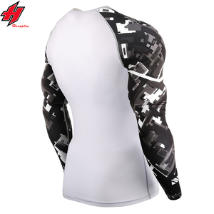 Rashguards Mma Rush <b>Guard</b> Compression Shirt Wholesale Custom Sublimation Printed Jiu Jitsu Grappling <b>Bjj</b> <b>Rash</b> <b>Guard</b> Long Sleeve - Product Image 2