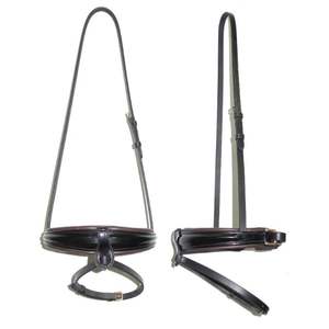 Bande de nez en cuir hanovrien de haute qualité pour l'équitation Premium Rein avec prix de couture fantaisie - Product Image 2