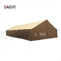 Meilleure qualité 20 personnes tentes de Camping en plein air 5*10m surdimensionné 50m2 toile imperméable hiver vert Olive blanc kaki