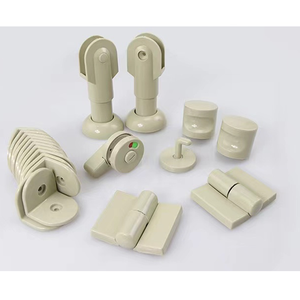 Cửa hàng 33 năm kinh nghiệm nhà máy PVC gấp nội thất bệnh viện nhà vệ sinh cửa phân vùng công cộng cubicle phân vùng nhiệm vụ nặng nề - Product Image 2