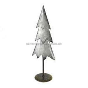Stylish Fancy Metal Galvanized Table Top <b>Christmas</b> <b>Tree</b> <b>Christmas</b> Decorations - Product Image 1