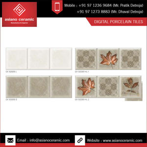 Azulejos de pared de cerámica para baño interior de estilo moderno, 250x750mm, hechos en la India para vestíbulo de hotel o uso en el suelo interior - Product Image 3