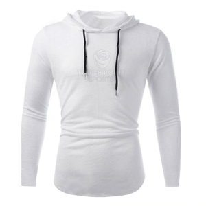 OEM de alta calidad de gran tamaño sudadera lisa al por mayor 100% algodón bordado personalizado en blanco unisex - Product Image 2