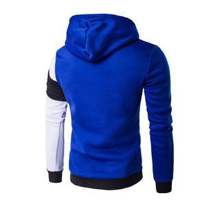 Patrón sólido térmico invierno pulóver 100% algodón puff impreso liso en blanco sudaderas con capucha logotipo personalizado sudaderas con capucha de lana para hombres - Product Image 2